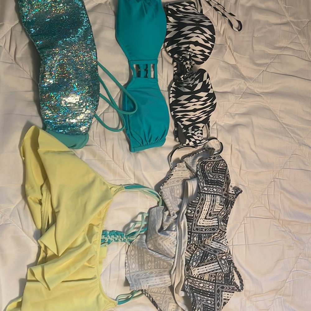 Pink/Victoria Secret Swim tops